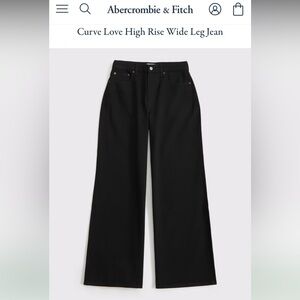 Abercrombie & Fitch Dark Denim High-Rise Jeans